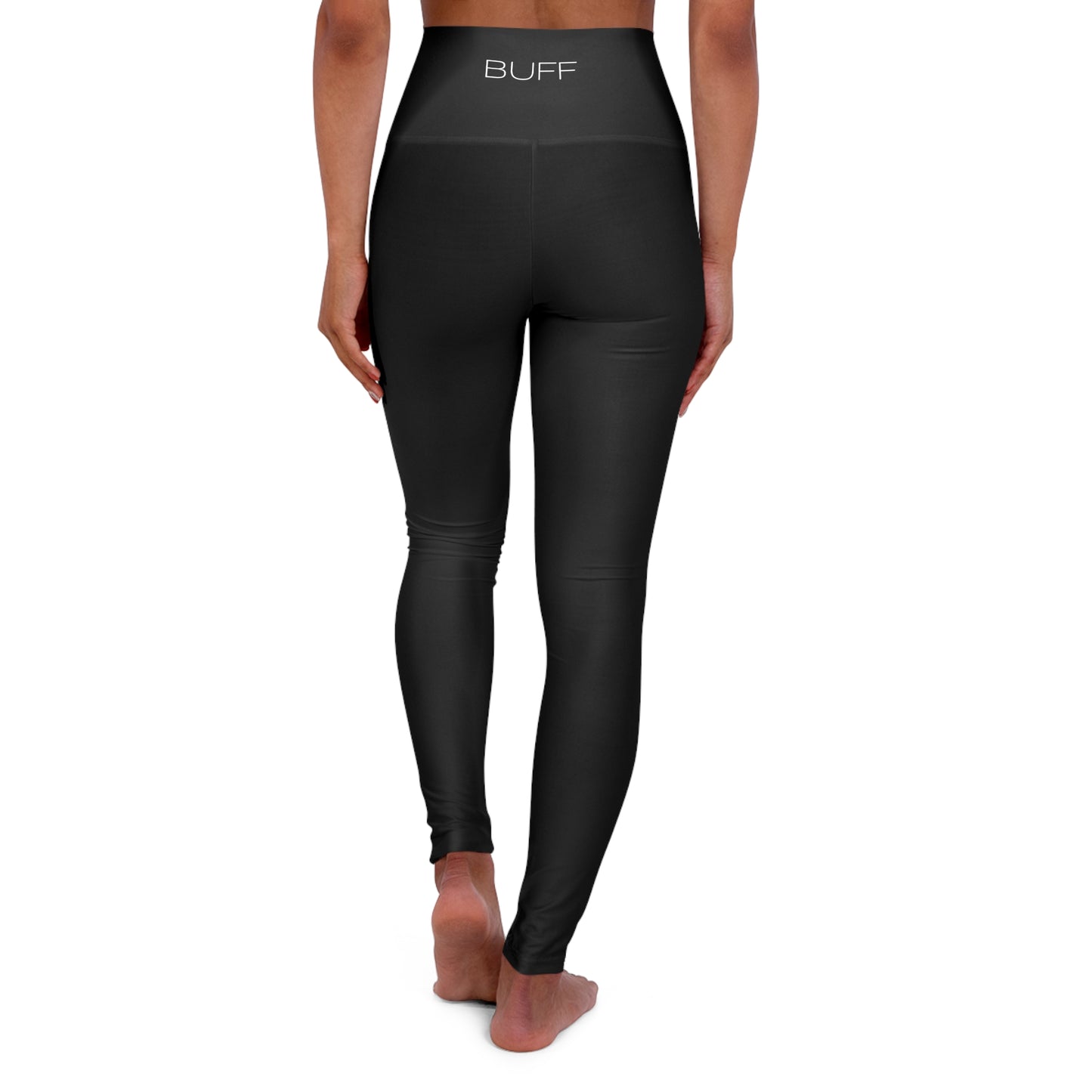 Classic BUFF High Waisted Yoga Leggings (Black)