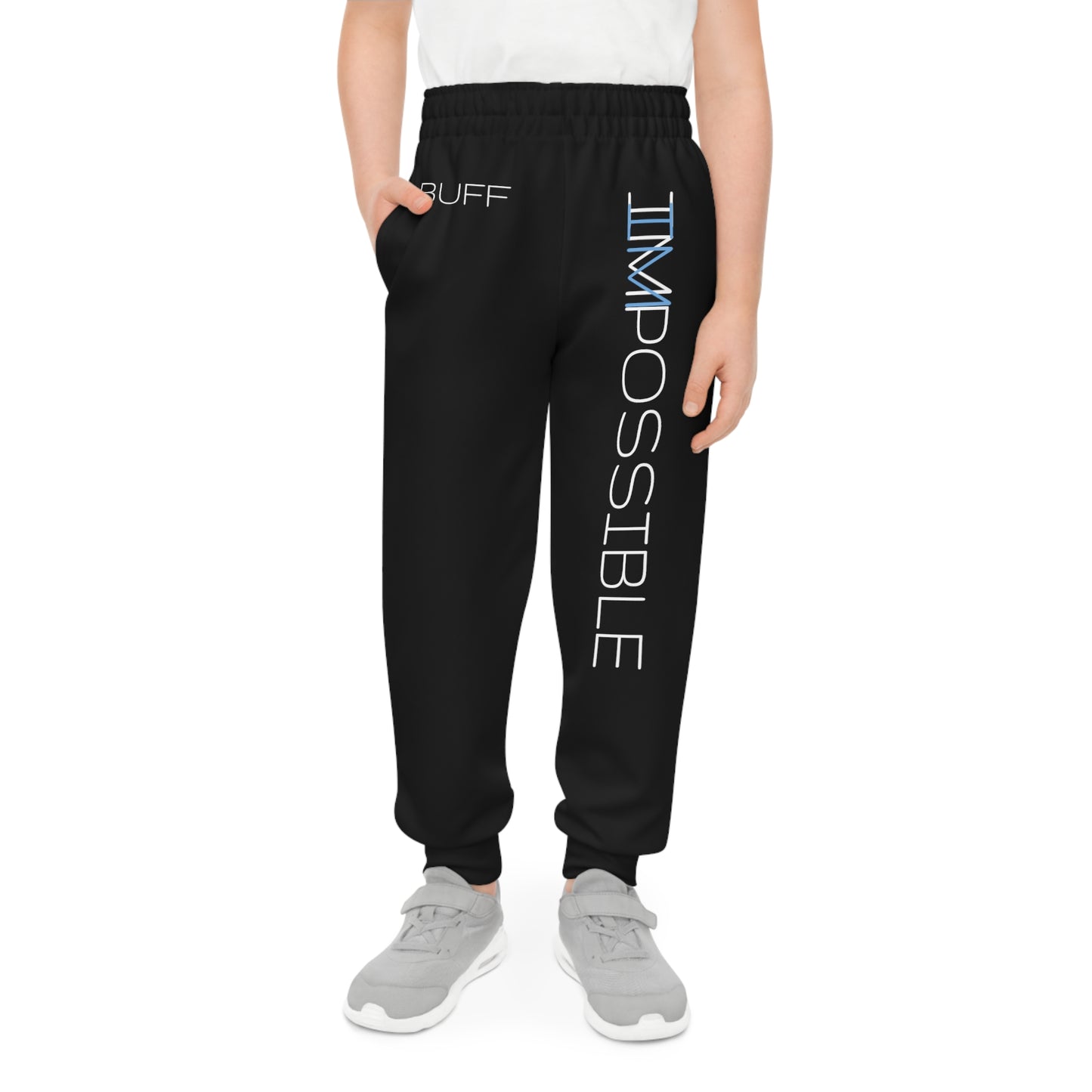 "I'm Possible" Youth joggers (Black)