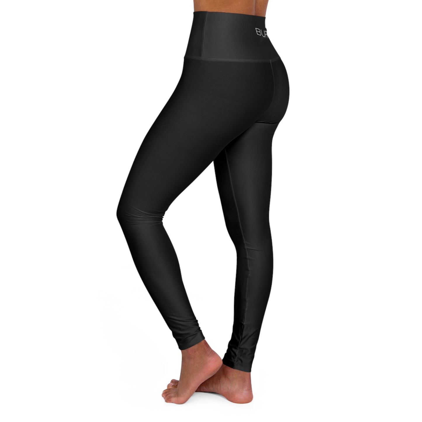 Classic BUFF High Waisted Yoga Leggings (Black)